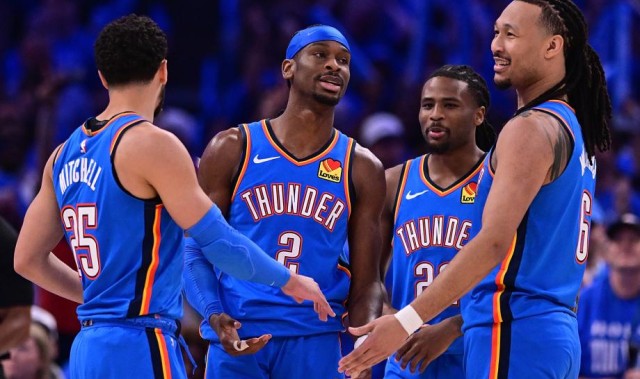 世界杯app下载-NBA-亚历山大25+7杰威22分 雷霆轻取太阳1-0领先
